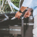 Cocina de exterior parrilla de gas XXL con nevera doble