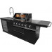 Cocina para exteriores 119 x 60 x 262 cm 