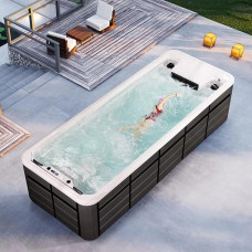 Piscina terminada de última generación lujo modular para villas en el patio trasero 
